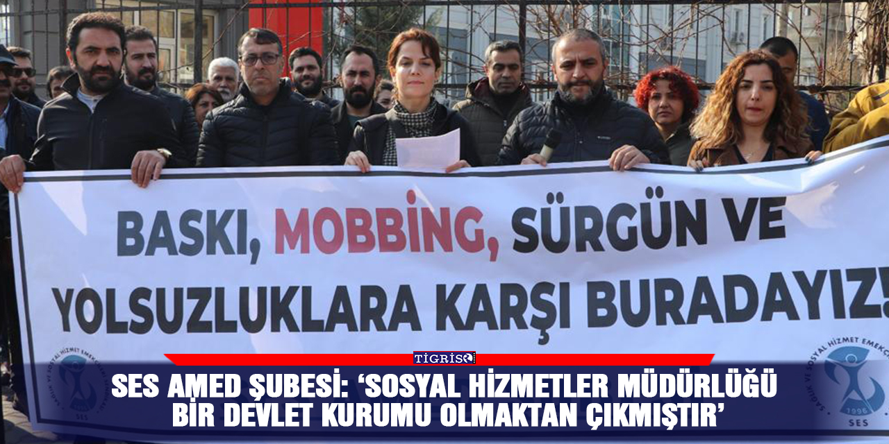 SES Amed Şubesi:  ‘Sosyal Hizmetler Müdürlüğü bir devlet kurumu olmaktan çıkmıştır’