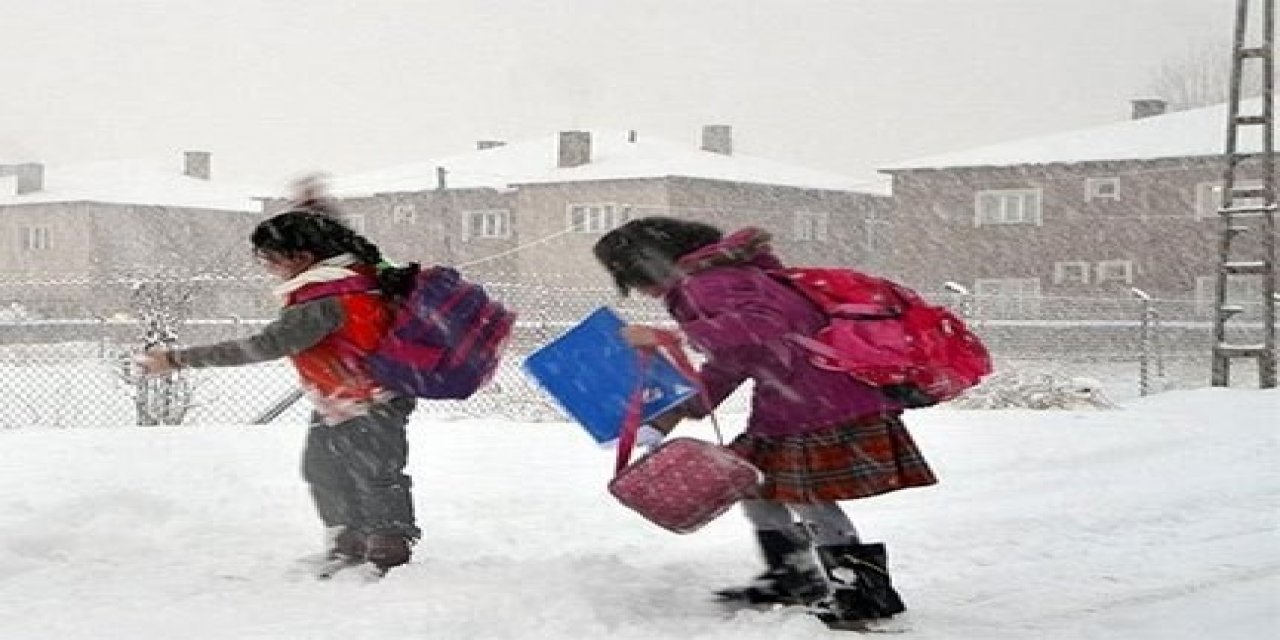 Van'da taşımalı eğitime kar tatili