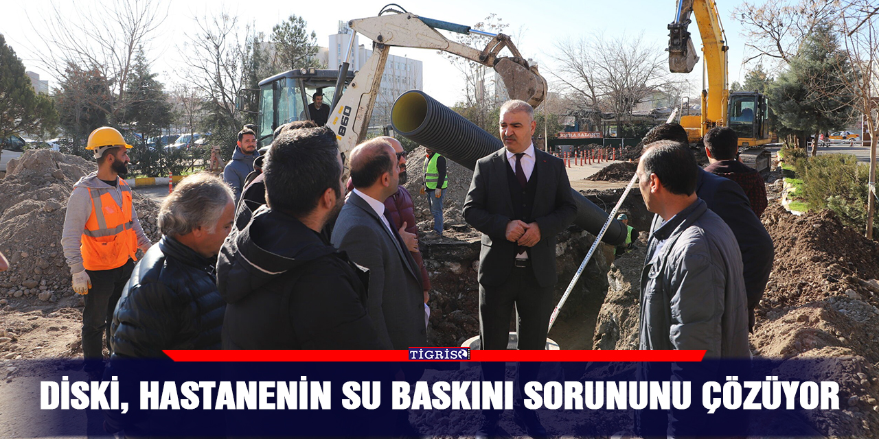 DİSKİ, hastanenin su baskını sorununu çözüyor