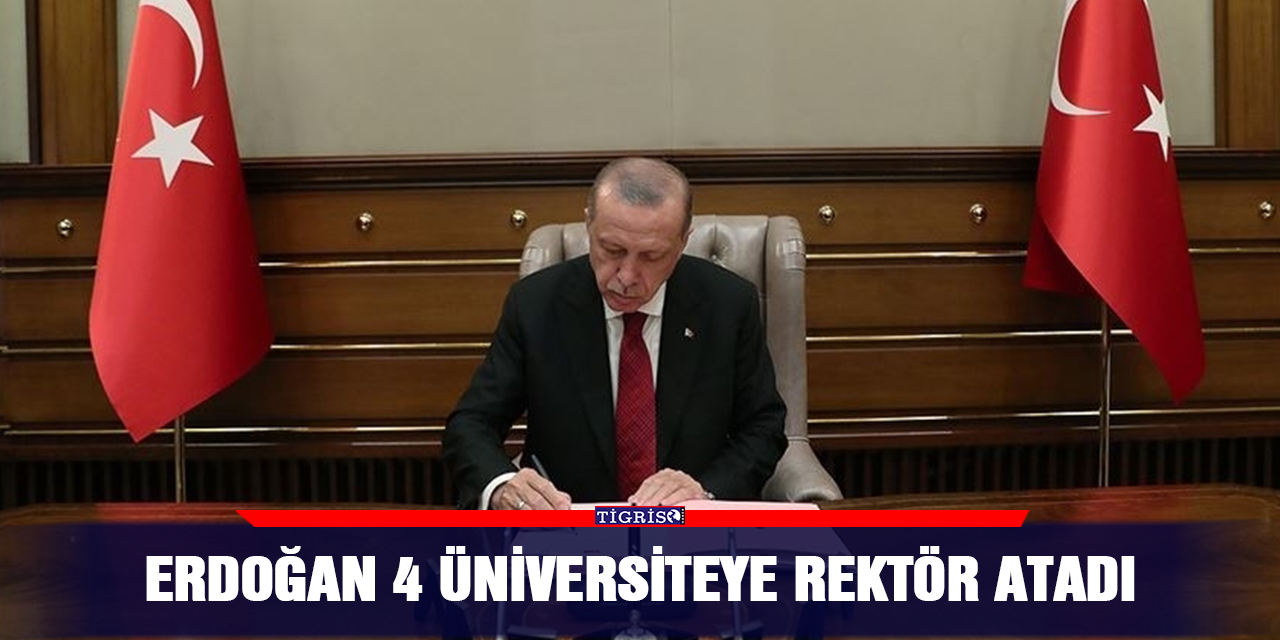 Erdoğan 4 üniversiteye rektör atadı