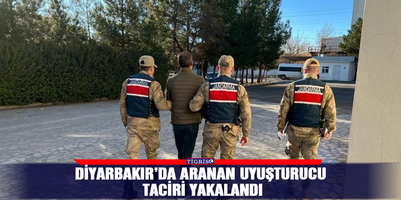 Diyarbakır’da aranan uyuşturucu taciri yakalandı