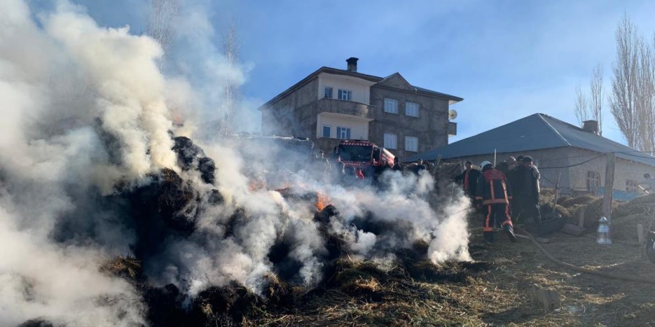Yüksekova’da 4 bin bağ ot yandı