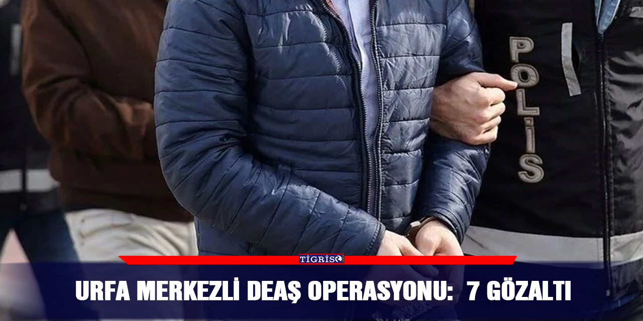 Urfa merkezli DEAŞ operasyonu:  7 gözaltı