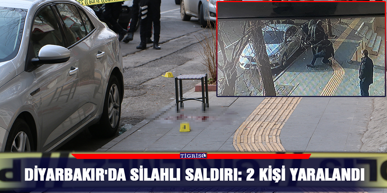 Diyarbakır'da silahlı saldırı: 2 kişi yaralandı