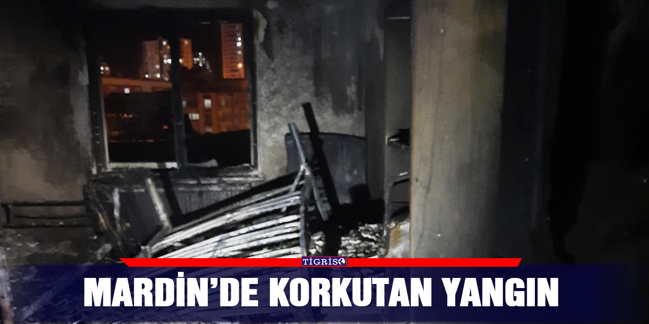 Mardin’de korkutan yangın