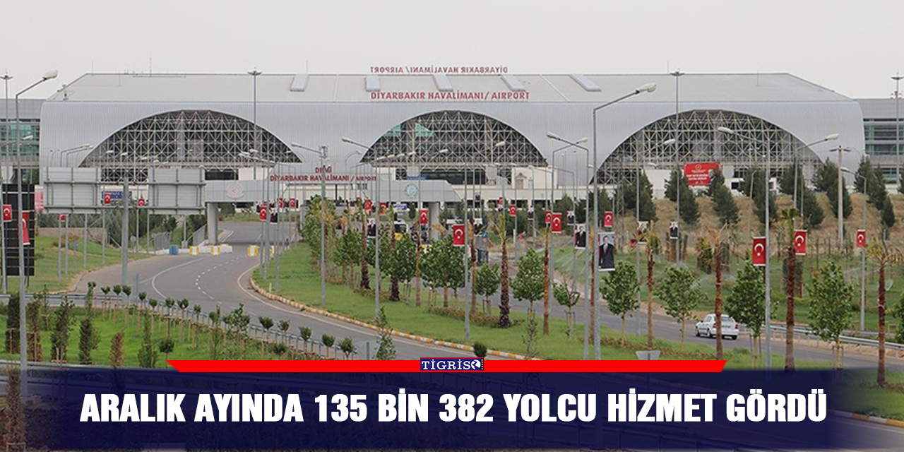 Aralık ayında 135 bin 382 yolcu hizmet gördü