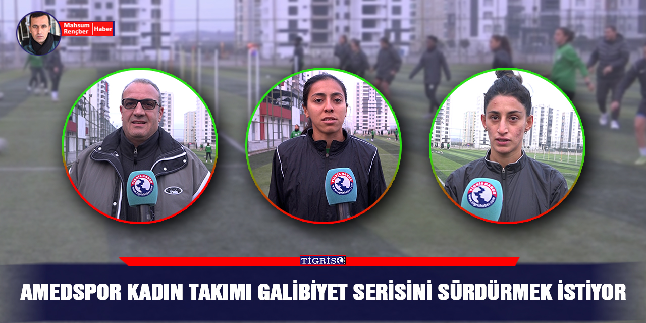 VİDEO - Amedspor Kadın Takımı galibiyet serisini sürdürmek istiyor