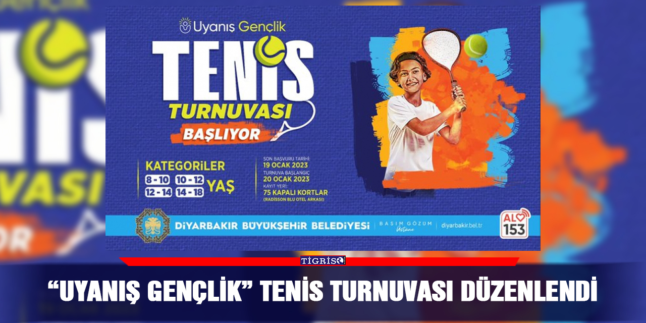 “Uyanış Gençlik” tenis turnuvası düzenlendi