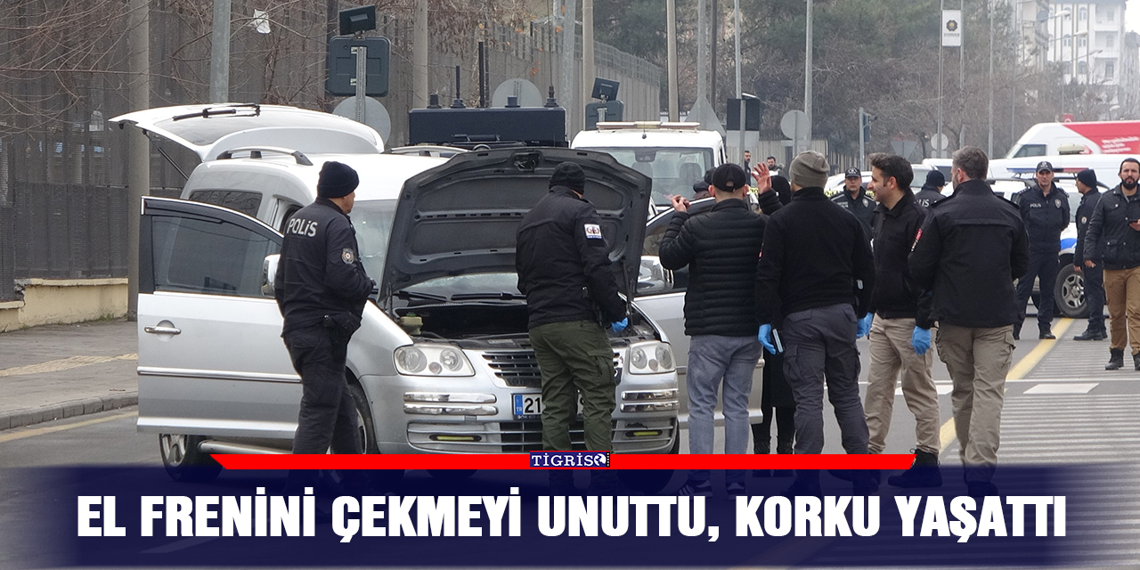 VİDEO - El frenini çekmeyi unuttu, korku yaşattı