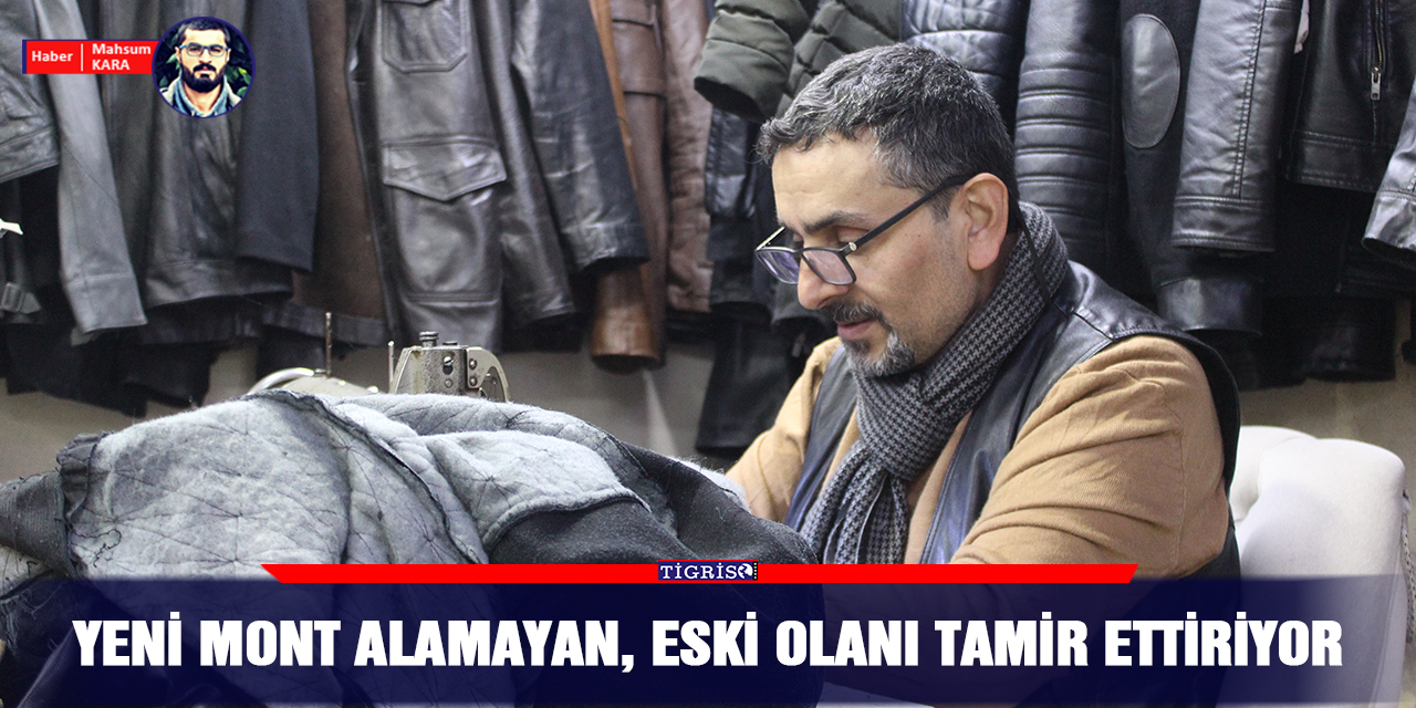 VİDEO - Yeni mont alamayan, eski olanı tamir ettiriyor