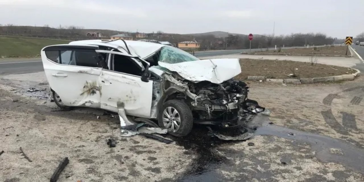 İl Jandarma Komutan Yardımcısı kaza geçirdi