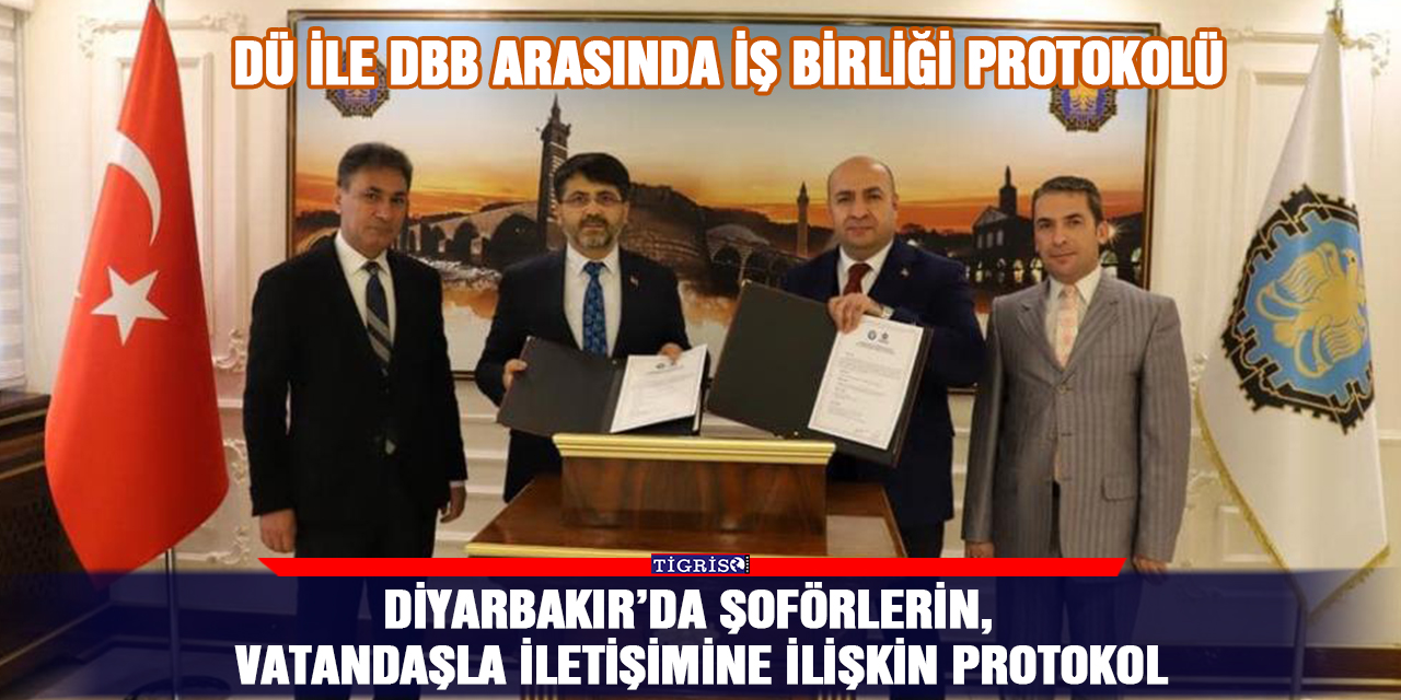 Diyarbakır’da şoförlerin,  vatandaşla iletişimine ilişkin protokol