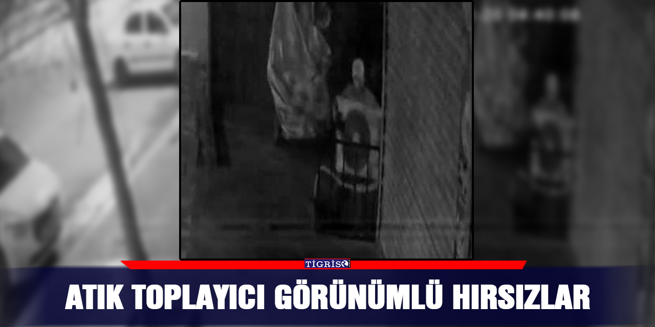 VİDEO - Atık toplayıcı görünümlü hırsızlar