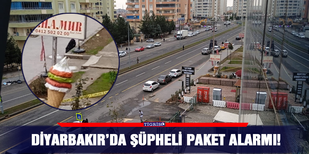 VİDEO - Diyarbakır’da şüpheli paket alarmı!