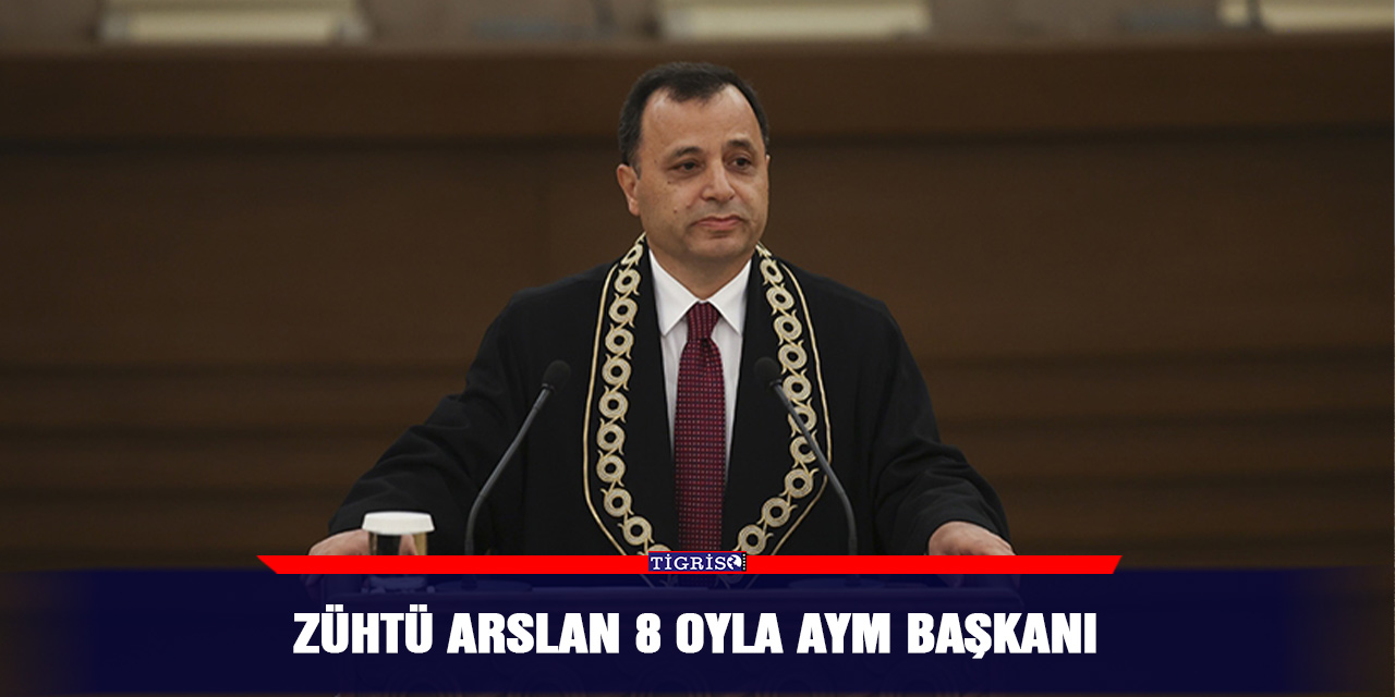 Zühtü Arslan 8 oyla AYM Başkanı