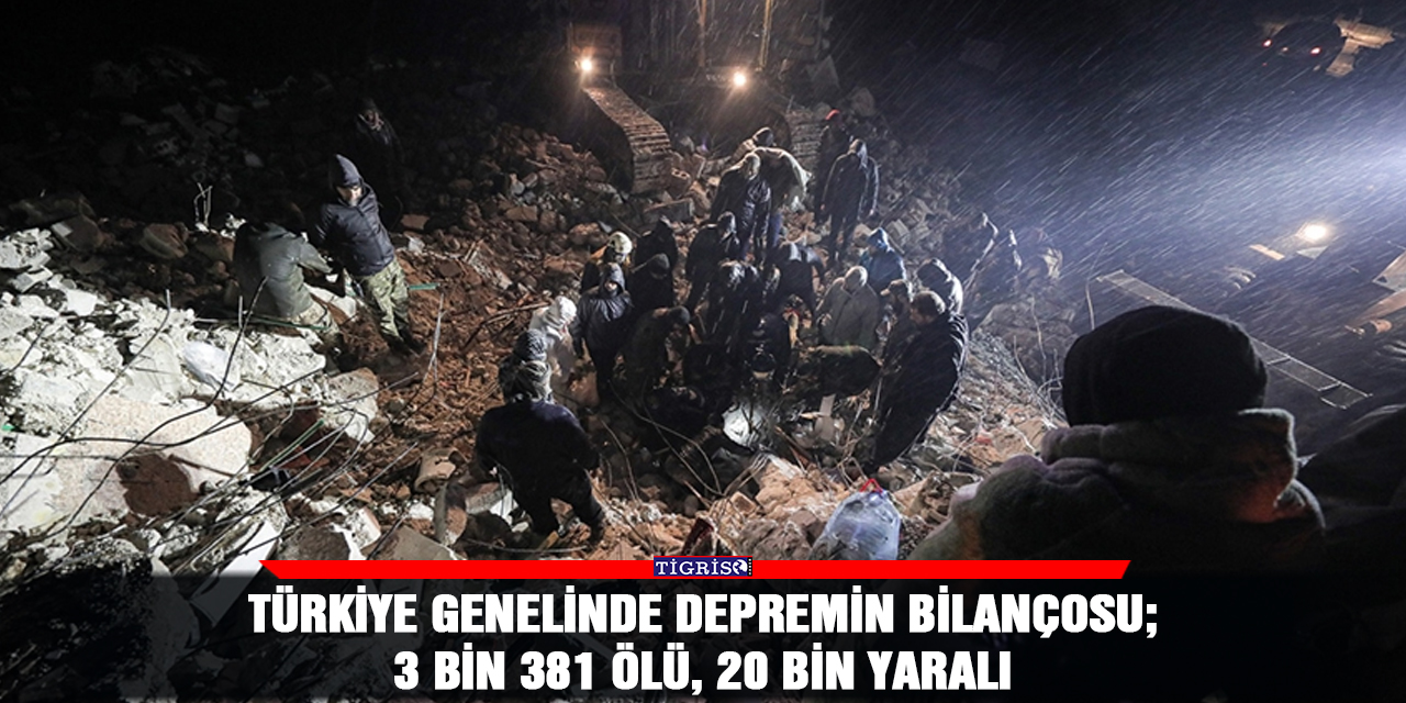 Türkiye genelinde depremin bilançosu