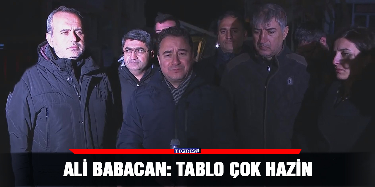 VİDEO - Ali Babacan: Tablo çok hazin