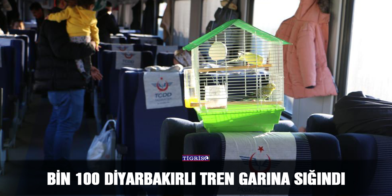 Bin 100 Diyarbakırlı tren garına sığındı