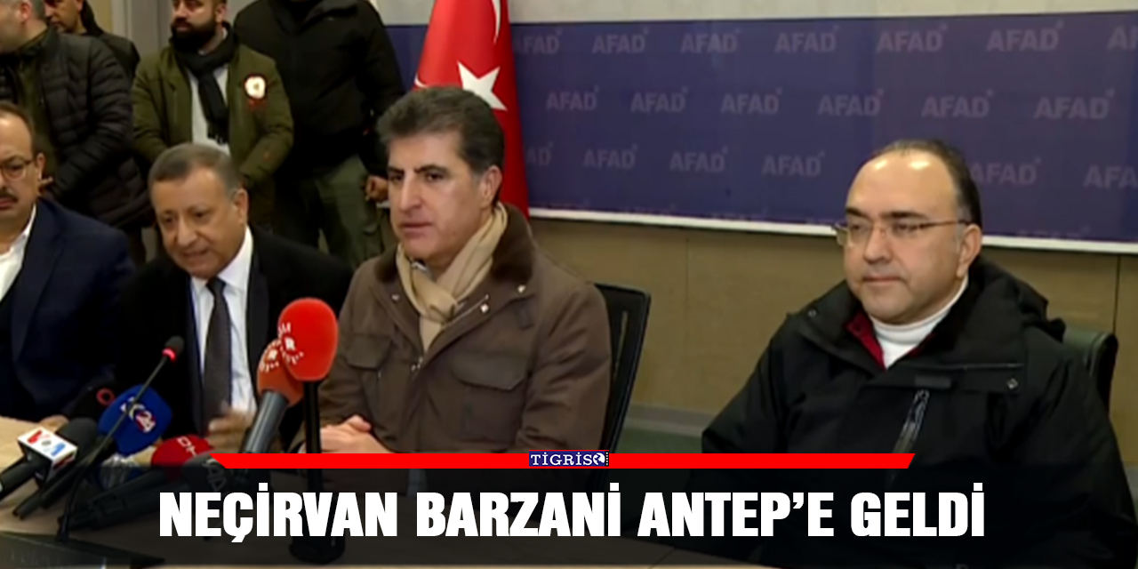 Neçirvan Barzani Antep’e geldi
