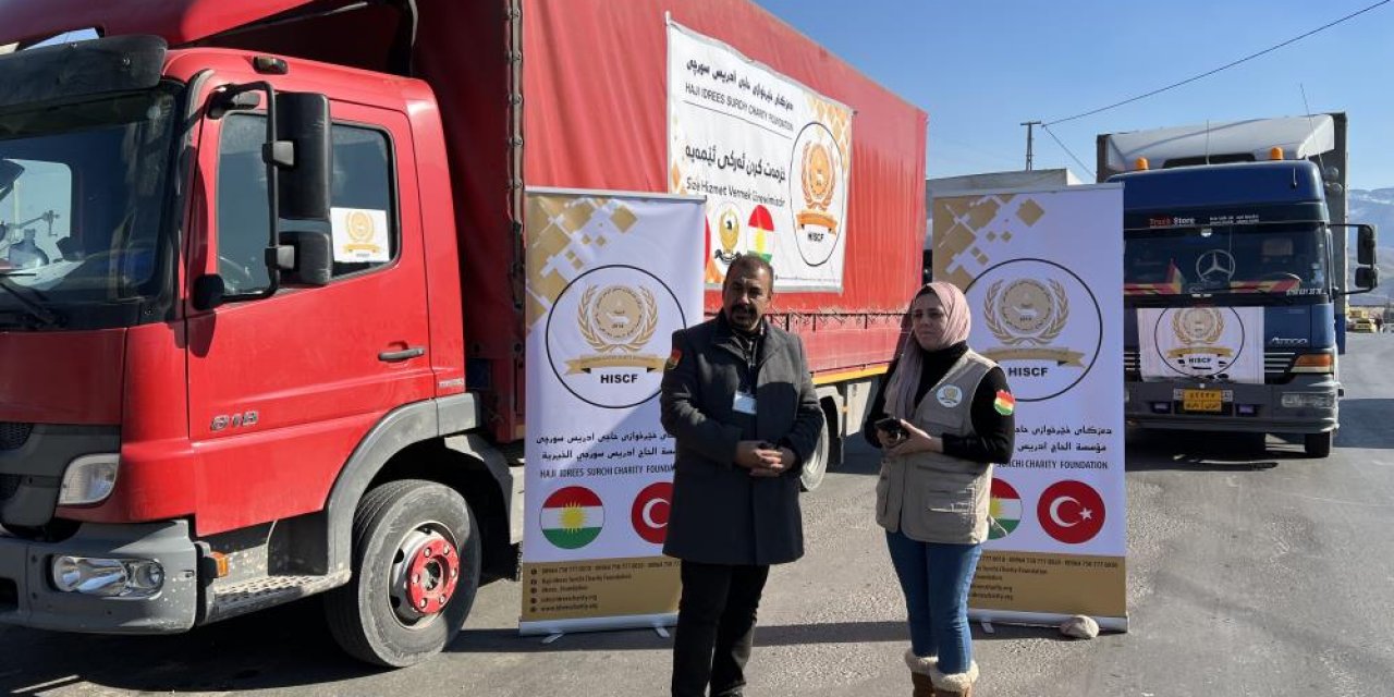 Kürdistan'dan yardımlar gelmeye devam ediyor