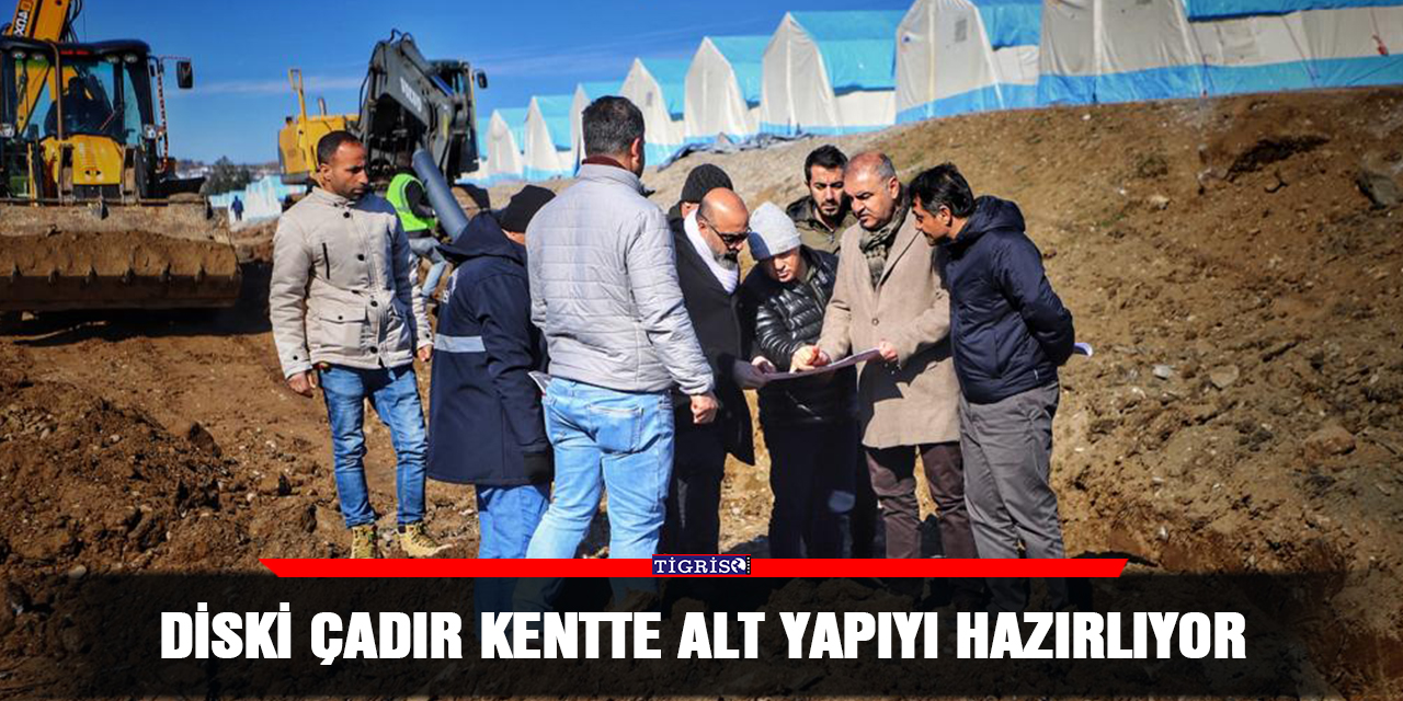 VİDEO - DİSKİ çadır kentte alt yapıyı hazırlıyor