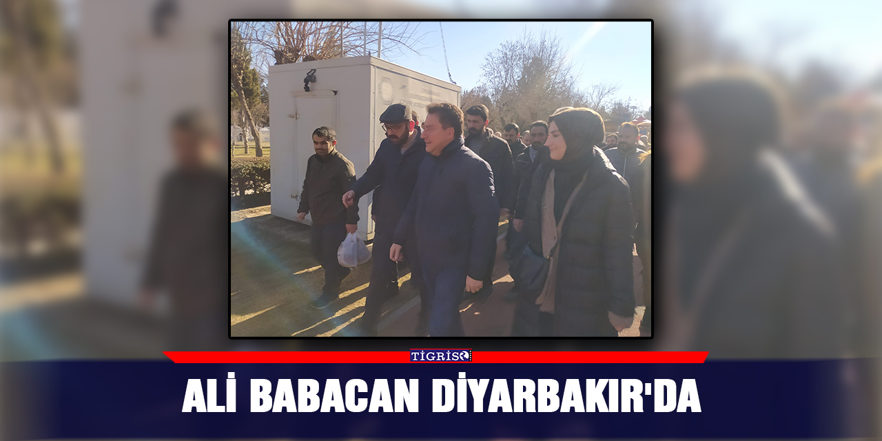 VİDEO - Ali Babacan Diyarbakır'da