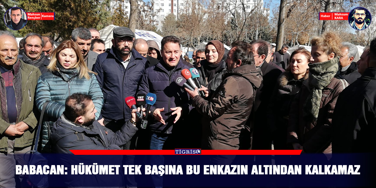 VİDEO - Babacan: Hükümet tek başına bu enkazın altından kalkamaz