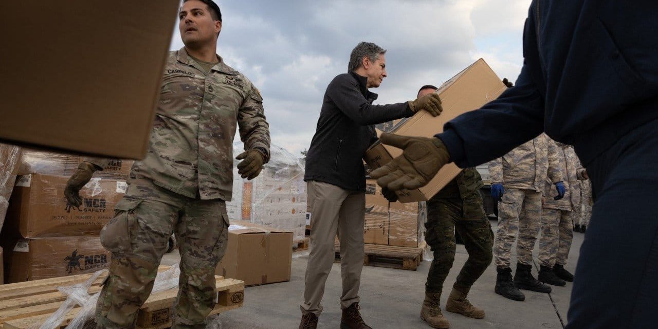 Blinken: “Depremler için yapılan insani yardım 185 milyon dolara çıkarıldı"