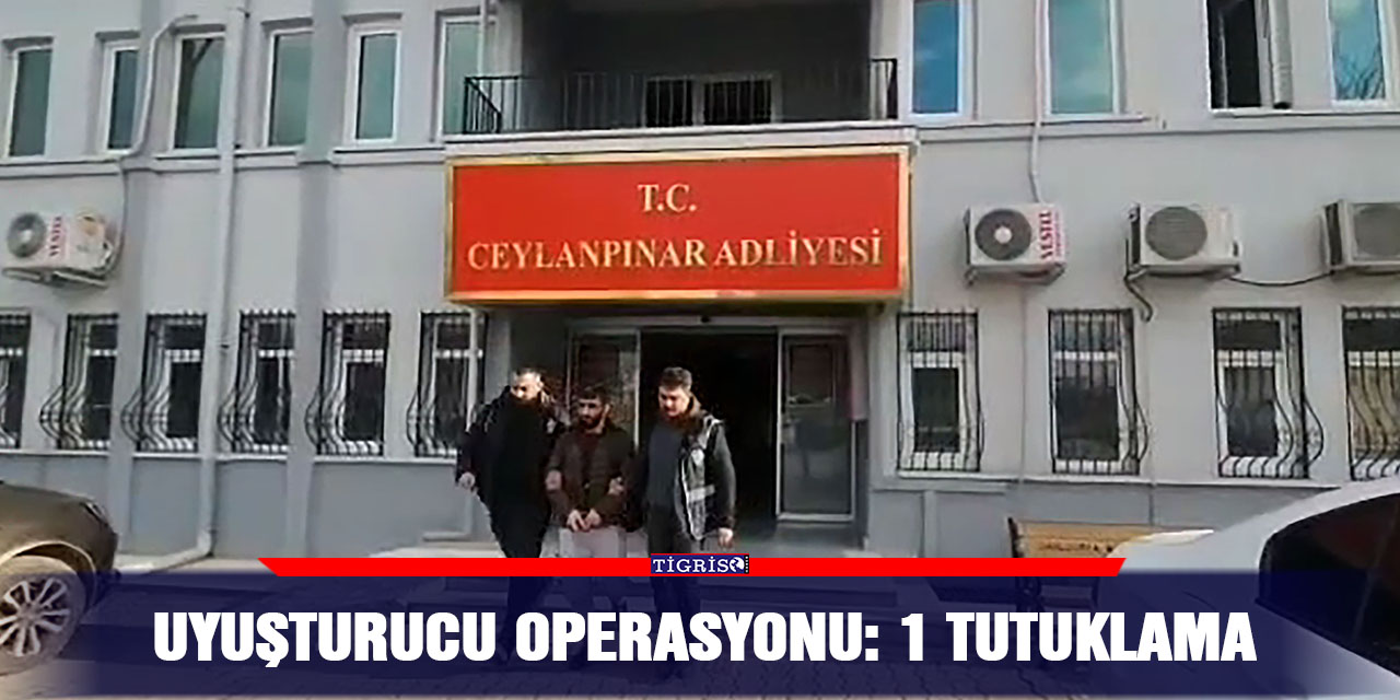 Uyuşturucu operasyonu: 1 tutuklama