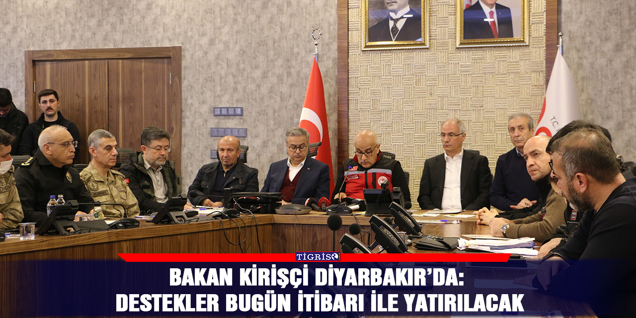 Bakan Kirişçi Diyarbakır’da: Destekler bugün itibarı ile yatırılacak