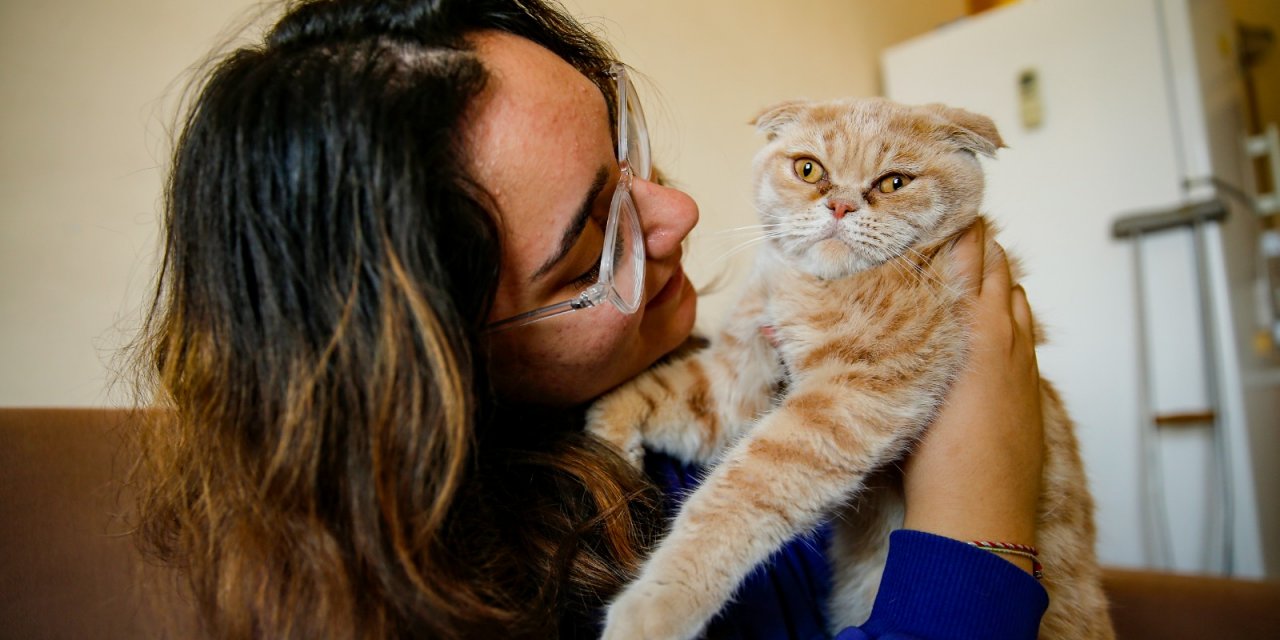 Sena, 19 gün sonra kedisi ‘Zeno’ya kavuştu