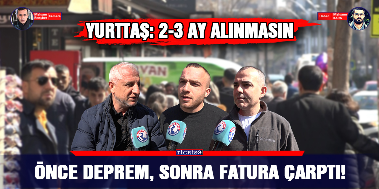 VİDEO - Önce deprem, sonra fatura çarptı!