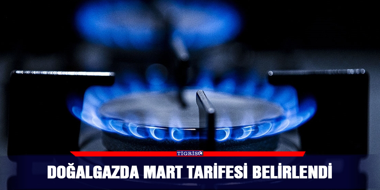 Doğalgazda mart tarifesi belirlendi
