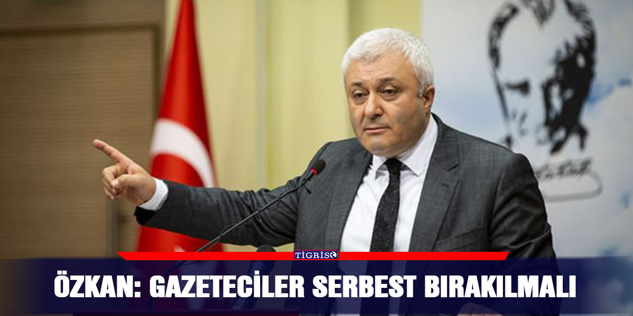 Özkan: Gazeteciler serbest bırakılmalı
