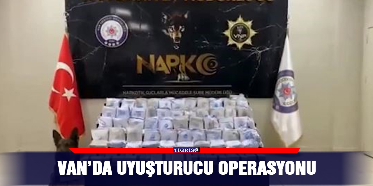 Van’da uyuşturucu operasyonu