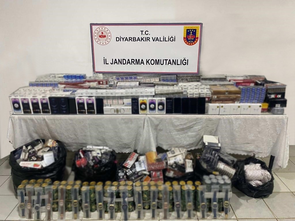 Diyarbakır’da kaçakçılık operasyonu