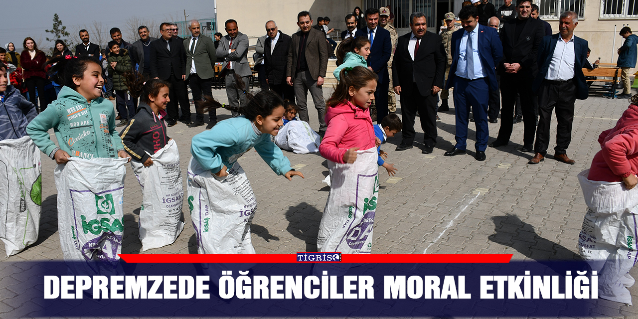 Depremzede öğrenciler moral etkinliği