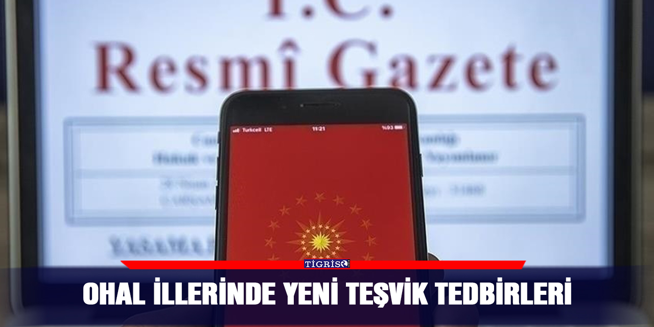 OHAL illerinde yeni teşvik tedbirleri