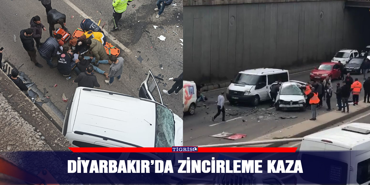Diyarbakır’da zincirleme kaza