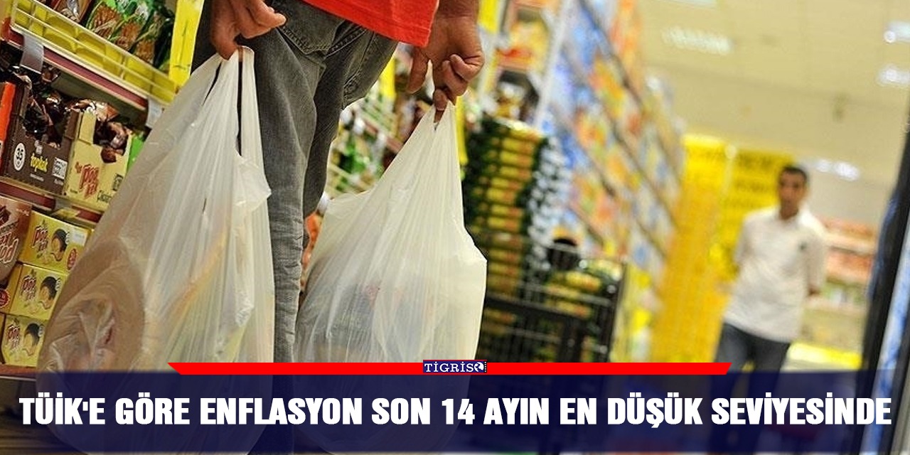 TÜİK'e göre enflasyon son 14 ayın en düşük seviyesinde