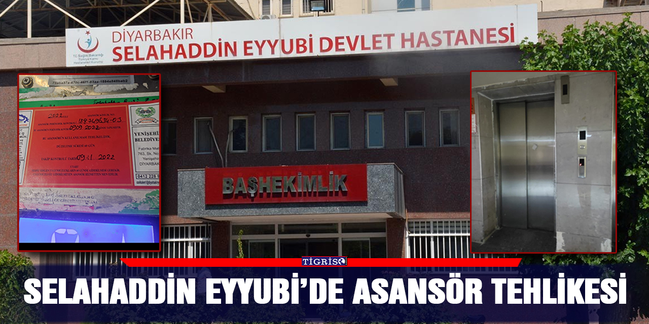 Selahaddin Eyyubi’de asansör tehlikesi