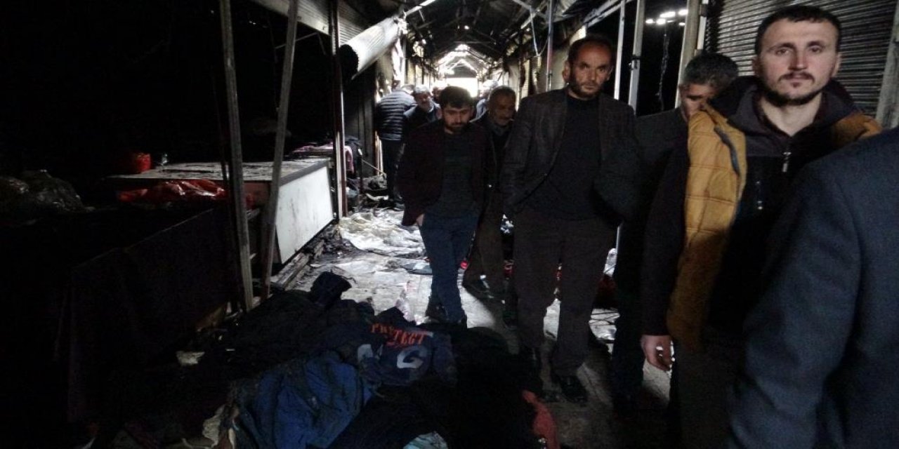 Dükkanları yanan esnaf yardım bekliyor