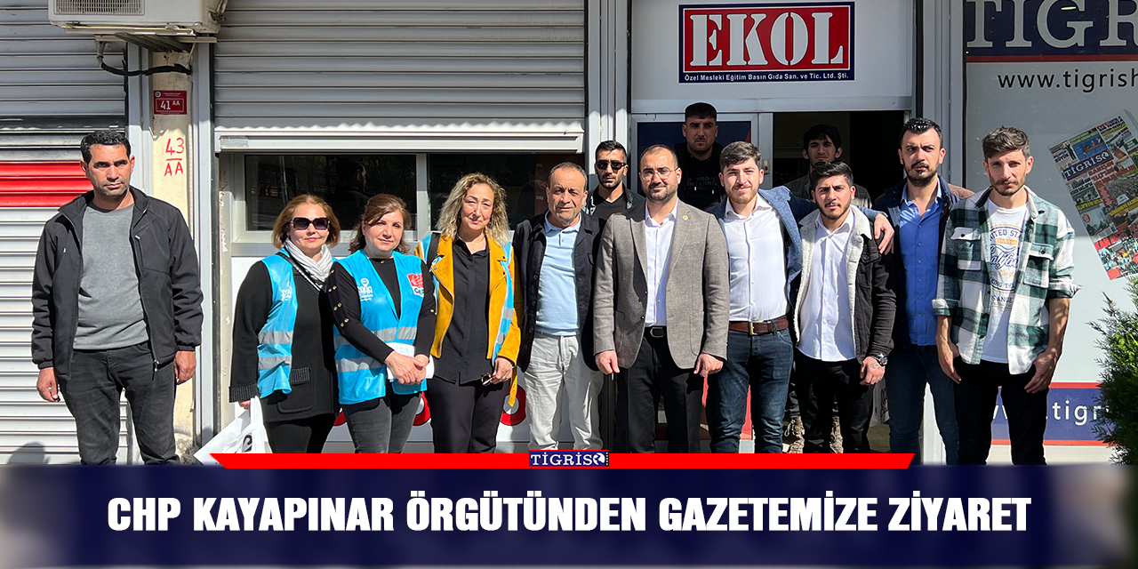 CHP Kayapınar örgütünden gazetemize ziyaret