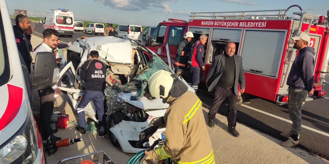 Mardin'de trafik kazası: 1 ölü, 3 yaralı