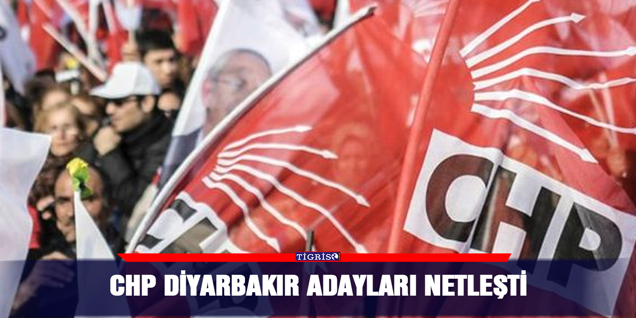 CHP Diyarbakır adayları netleşti