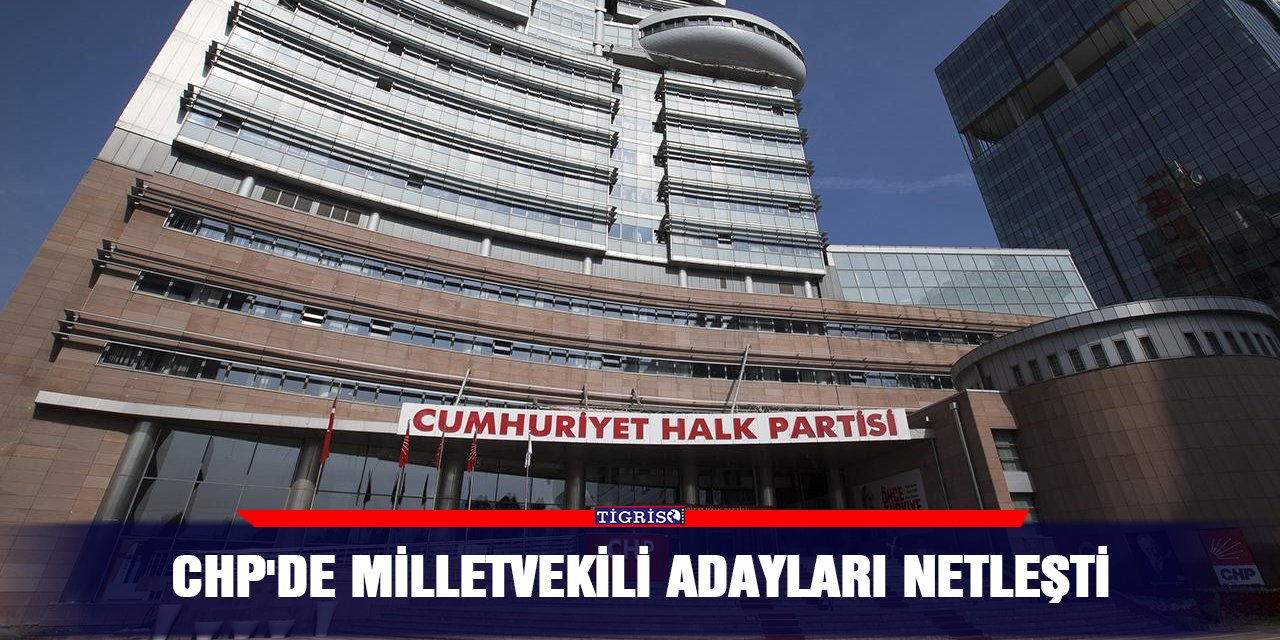 CHP'de milletvekili adayları netleşti