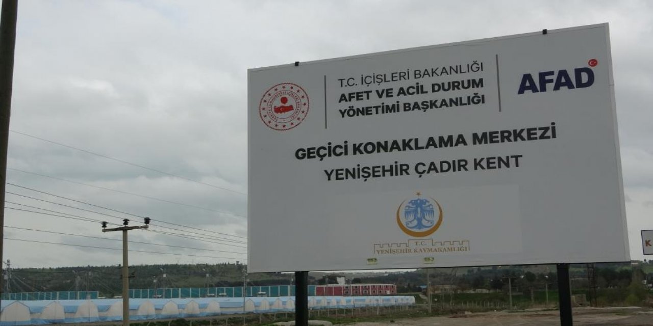 Yenişehir Çadır Kent'te seçim sandığı kurulmayacak