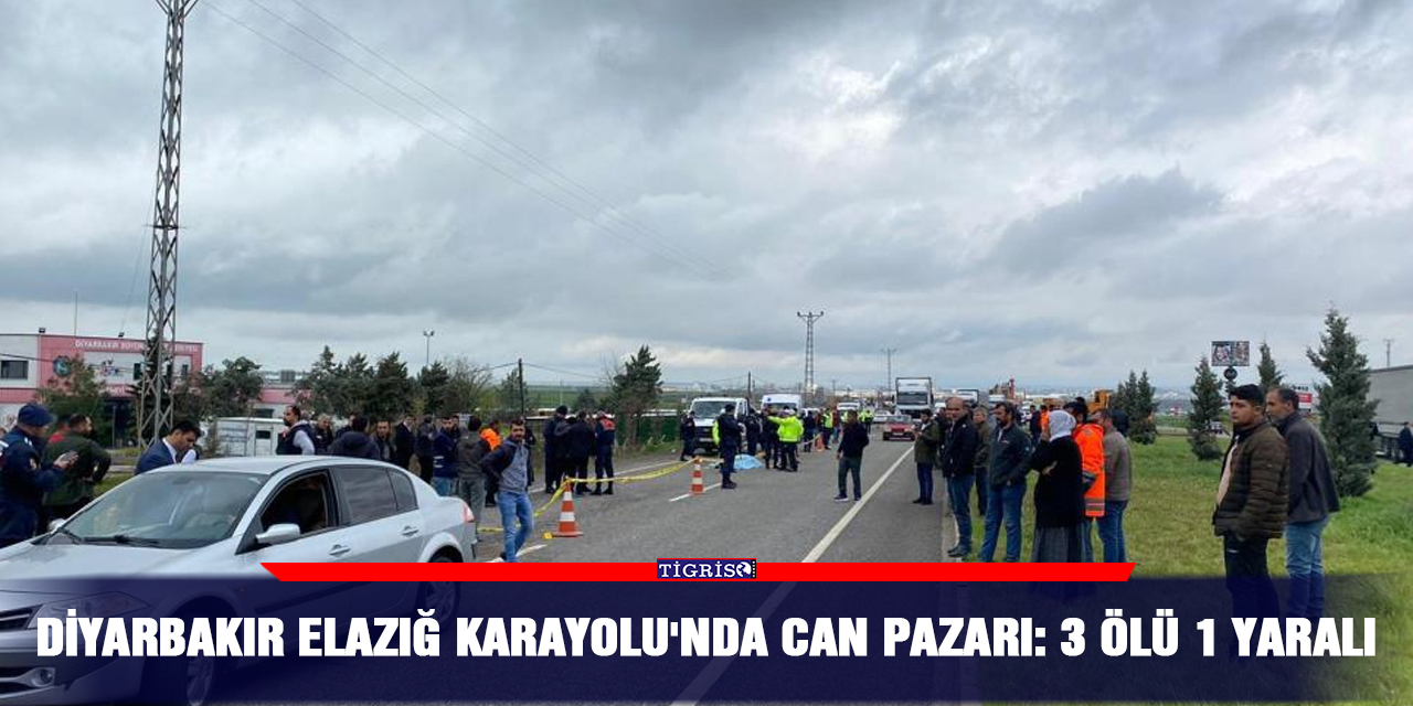 VİDEO - Diyarbakır Elazığ Karayolu'nda can pazarı: 3 ölü 1 yaralı