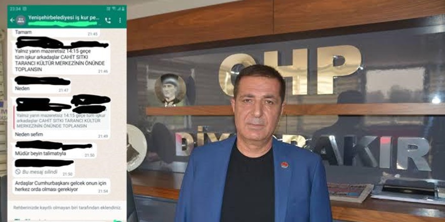 Erdoğan'ın programına katılım baskısı iddiası