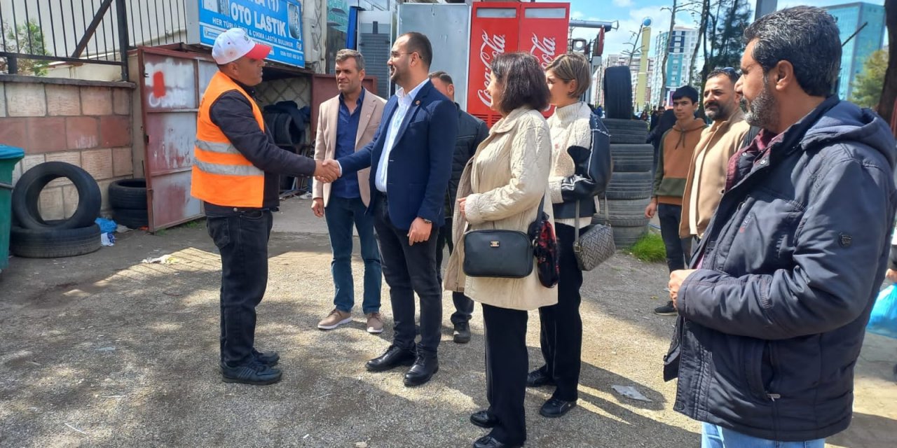 CHP Kayapınar sahada